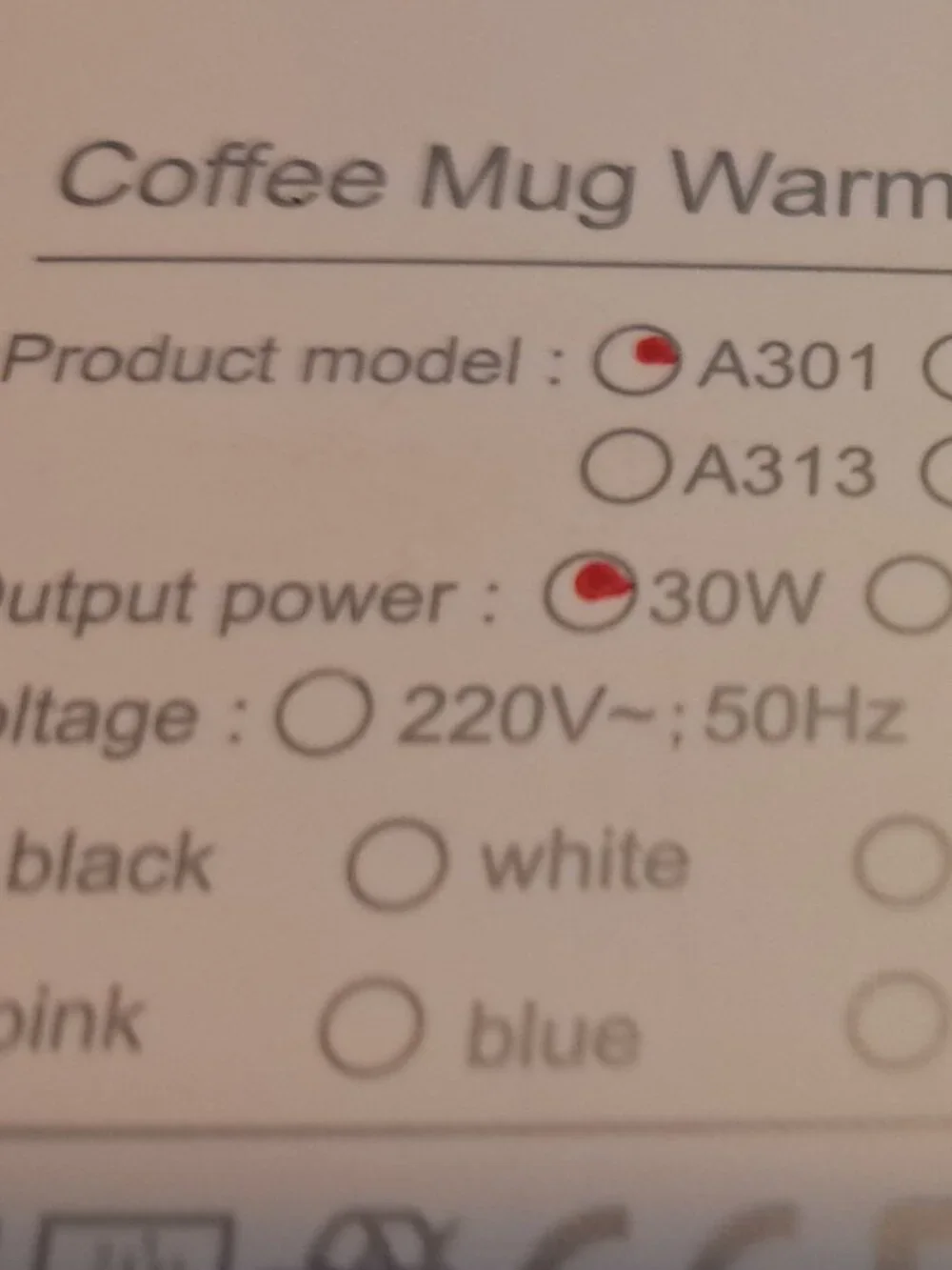 SMART COFFEE MUG WARMER IN THE COLOR BLACK